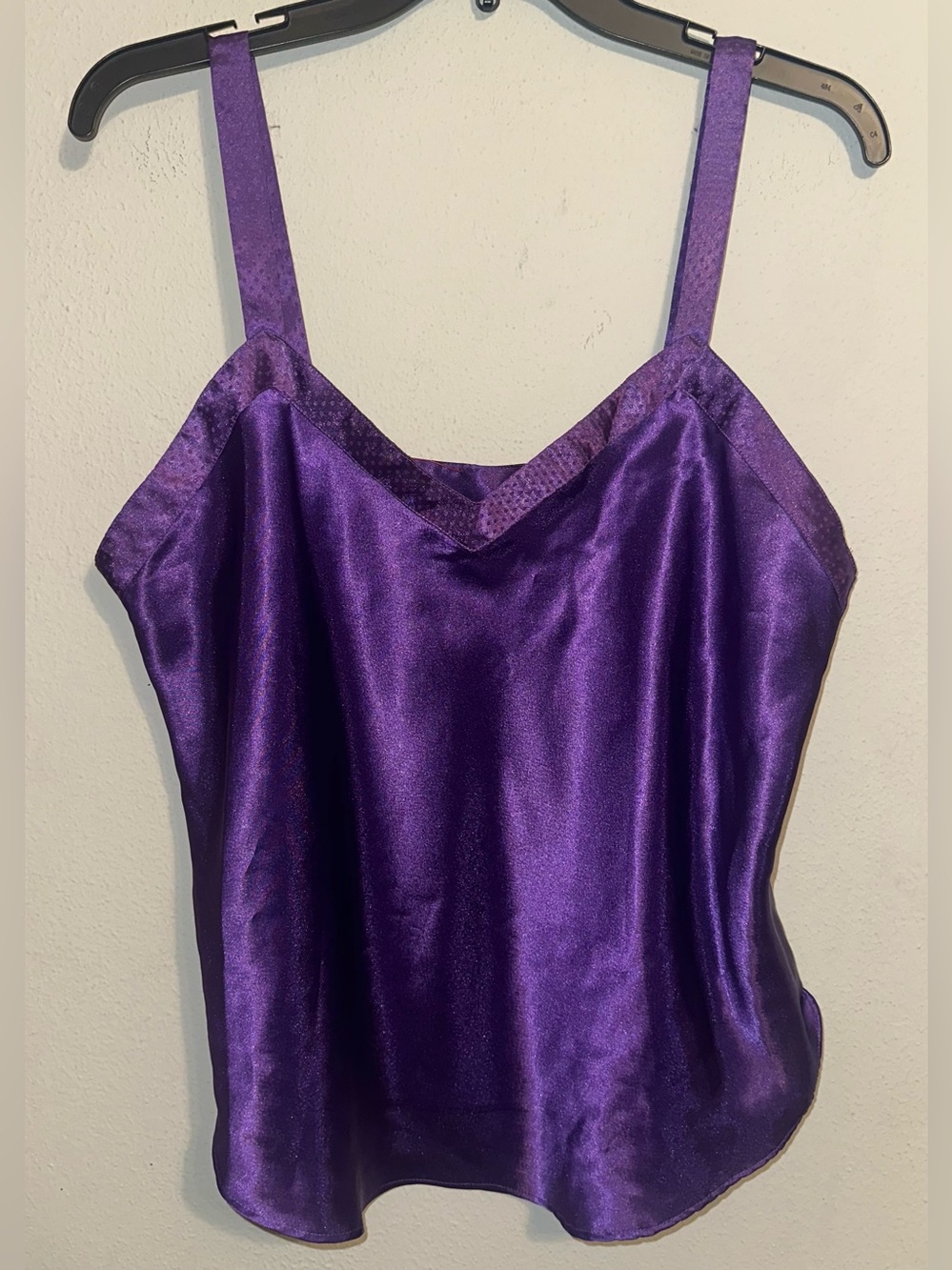 Partners Purple Satin Top